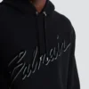 Hoodie mit Balmain-Schriftzug Hoodie mit Balmain-Schriftzug