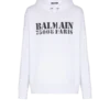 Hoodie mit Balmain-Stempelaufdruck Hoodie mit Balmain-Stempelaufdruck
