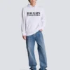 Hoodie mit Balmain-Stempelaufdruck Hoodie mit Balmain-Stempelaufdruck