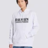 Hoodie mit Balmain-Stempelaufdruck Hoodie mit Balmain-Stempelaufdruck