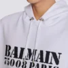 Hoodie mit Balmain-Stempelaufdruck Hoodie mit Balmain-Stempelaufdruck