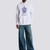 Hoodie mit College-Emblem Hoodie mit College-Emblem