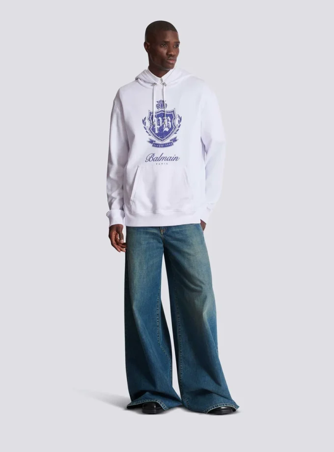 Hoodie mit College-Emblem Hoodie mit College-Emblem