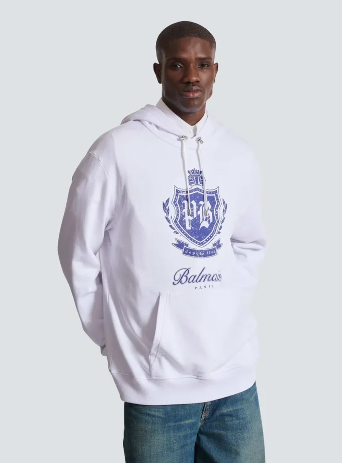 Hoodie mit College-Emblem Hoodie mit College-Emblem