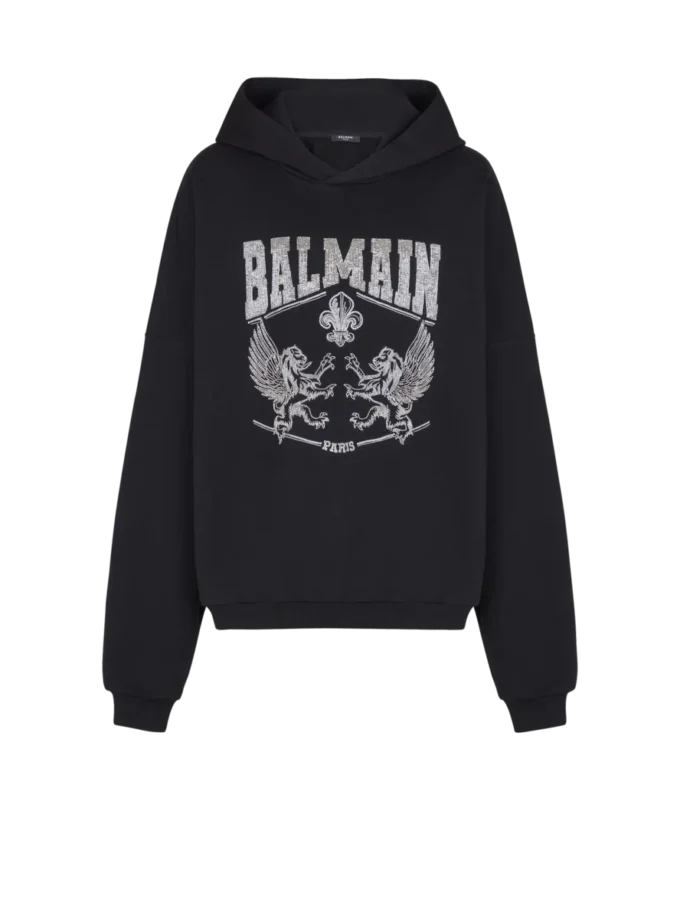 Hoodie mit Kristallstickerei Hoodie mit Kristallstickerei