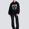 Hoodie mit Kristallstickerei Hoodie mit Kristallstickerei