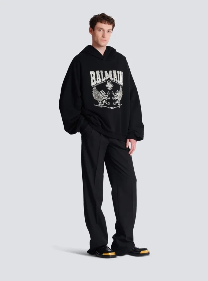 Hoodie mit Kristallstickerei Hoodie mit Kristallstickerei