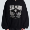 Hoodie mit Kristallstickerei Hoodie mit Kristallstickerei