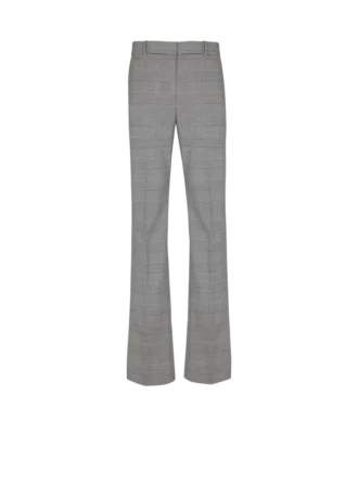 Hose mit Abnähern aus Prince-of-Wales-Wolle Hose mit Abnähern aus Prince-of-Wales-Wolle