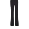 Hose mit Abnähern und Grain-de-Poudre-Muster Hose mit Abnähern und Grain-de-Poudre-Muster