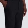 Hose mit Abnähern und Grain-de-Poudre-Muster Hose mit Abnähern und Grain-de-Poudre-Muster