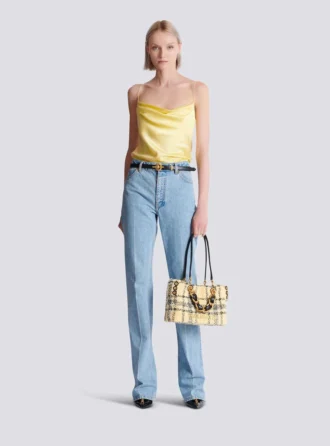 Jeans mit hoher Taille