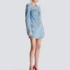 Jeansjacke mit Perlenbesatz Jeansjacke mit Perlenbesatz
