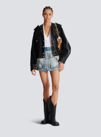 Jeansrock mit Taschen