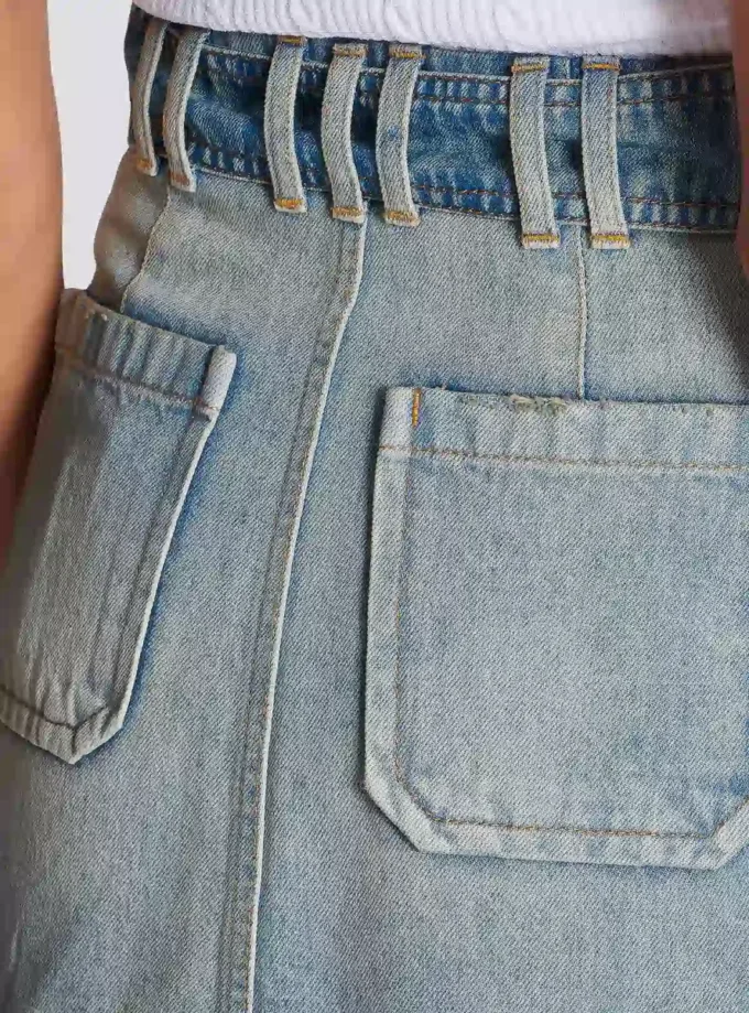 Jeansrock mit Taschen Jeansrock mit Taschen
