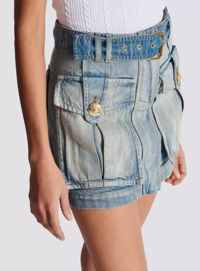 Jeansrock mit Taschen Jeansrock mit Taschen