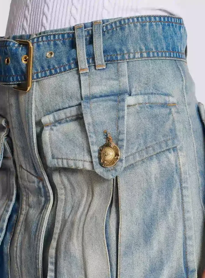 Jeansrock mit Taschen Jeansrock mit Taschen