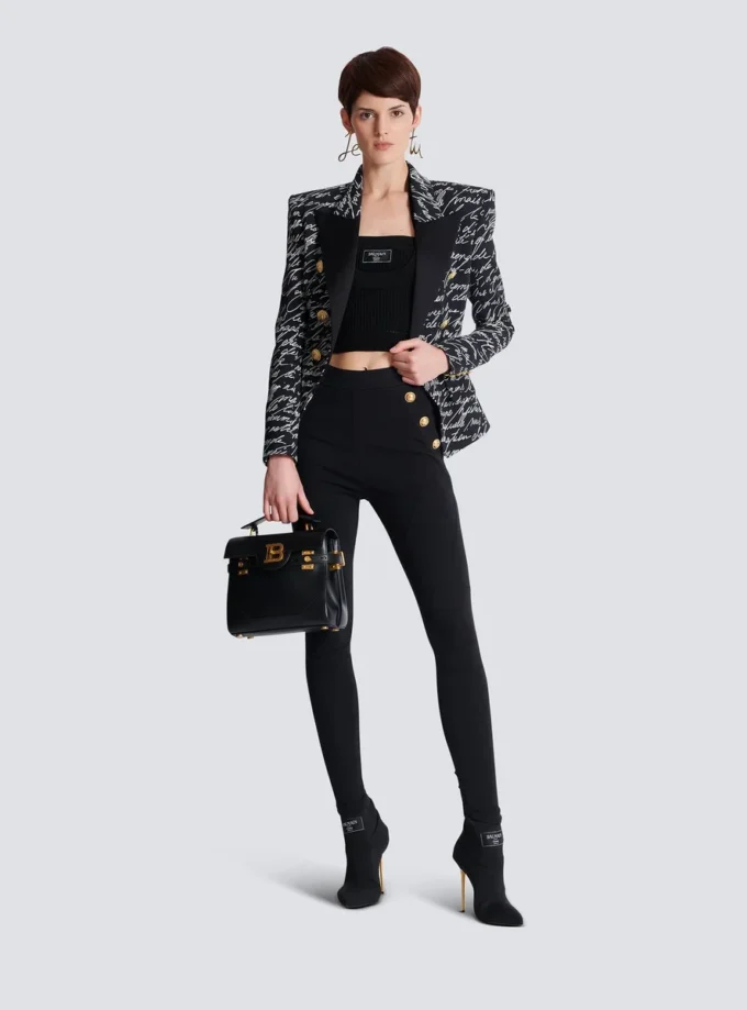 Jersey-Leggings mit 6 Knöpfen Jersey-Leggings mit 6 Knöpfen