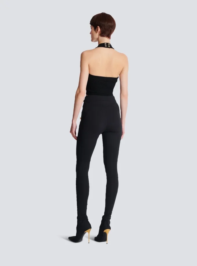 Jersey-Leggings mit 6 Knöpfen Jersey-Leggings mit 6 Knöpfen