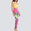 Jersey-Leggings mit Rosenprint Jersey-Leggings mit Rosenprint
