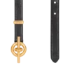 Kalbsleder-T-Bar-Gürtel