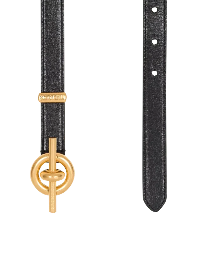 Kalbsleder-T-Bar-Gürtel