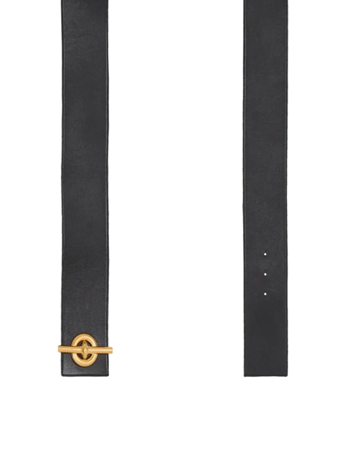 Kalbsleder-T-Bar-Gürtel