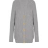 Kaschmir-Strickjacke mit Knöpfen Kaschmir-Strickjacke mit Knöpfen