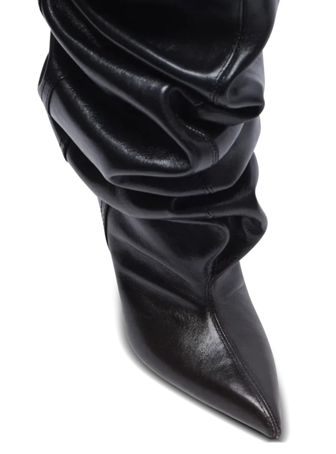 Keilabsatz-Overknee-Stiefel