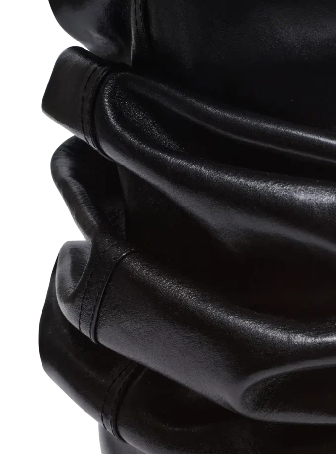 Keilabsatz-Overknee-Stiefel