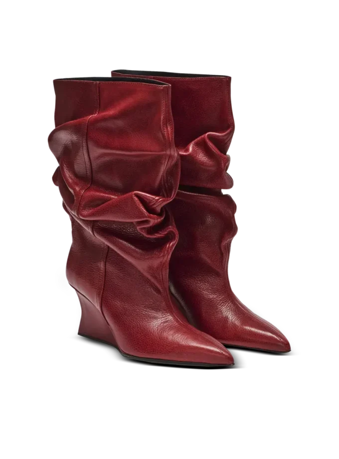 Keilabsatz-Stiefeletten