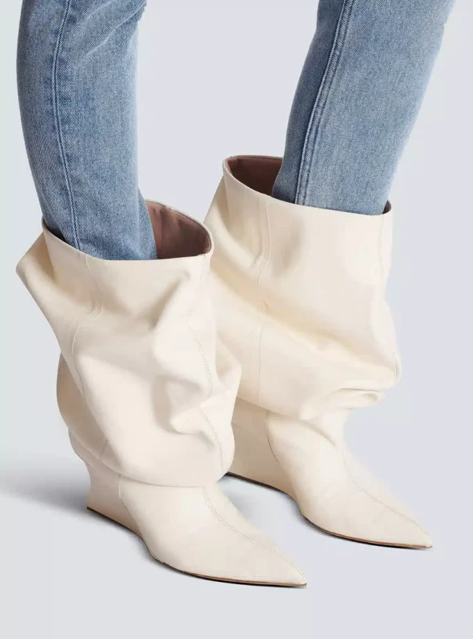 Keilabsatz-Stiefeletten