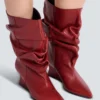 Keilabsatz-Stiefeletten
