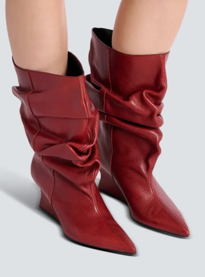 Keilabsatz-Stiefeletten