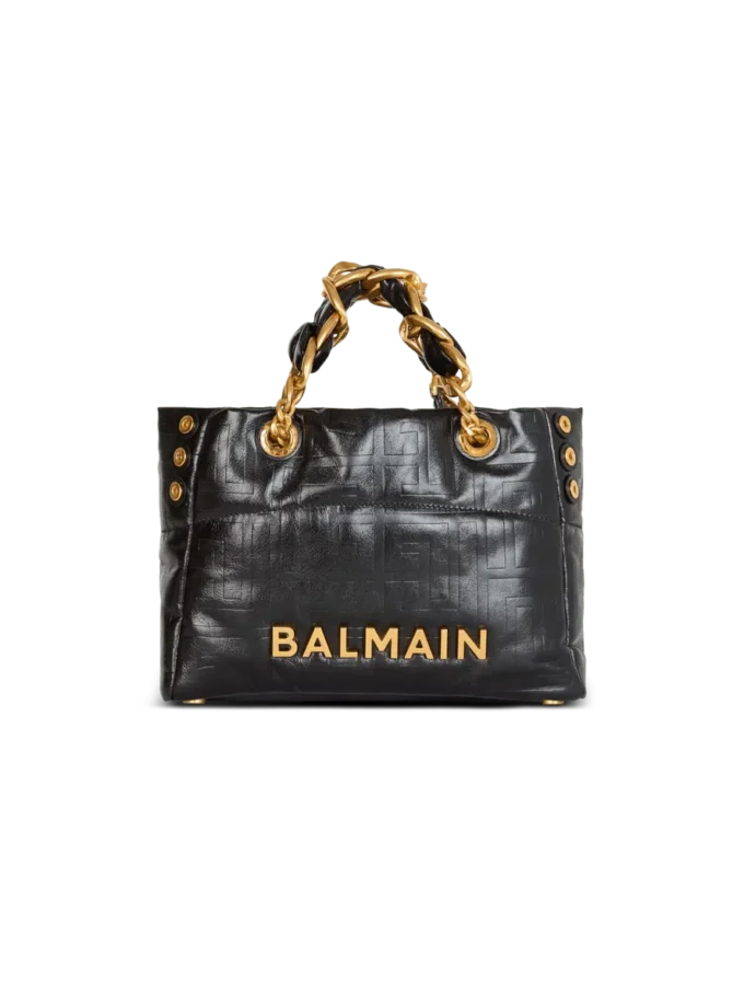 Kleine 1945 Soft-Tasche aus geknittertem Kalbsleder
