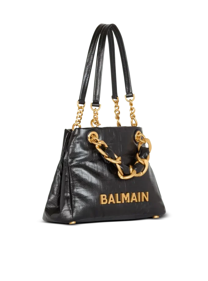 Kleine 1945 Soft-Tasche aus geknittertem Kalbsleder