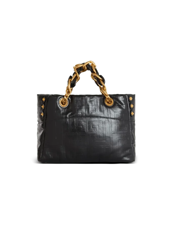 Kleine 1945 Soft-Tasche aus geknittertem Kalbsleder