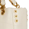 Kleine 1945 Soft-Tasche aus geprägtem, geknittertem Kalbsleder mit PB Labyrinth-Monogramm