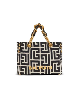 Kleine 1945 Soft-Tasche aus Jacquard mit Monogramm Kleine 1945 Soft-Tasche aus Jacquard mit Monogramm