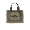 Kleine B-Army-Tasche aus Canvas und Leder