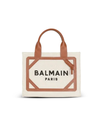 Kleine B-Army-Tasche aus Canvas und Leder Kleine B-Army-Tasche aus Canvas und Leder