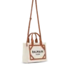 Kleine B-Army-Tasche aus Canvas und Leder