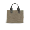 Kleine B-Army-Tasche aus Canvas und Leder