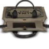 Kleine B-Army-Tasche aus Canvas und Leder