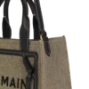 Kleine B-Army-Tasche aus Canvas und Leder