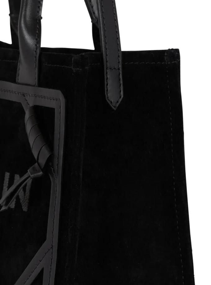 Kleine B-Army-Tasche aus Wildleder