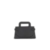 Kleine B-Buzz-Handtasche mit Griff aus genarbtem Leder Kleine B-Buzz-Handtasche mit Griff aus genarbtem Leder
