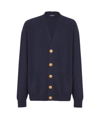 Öko-Kaschmir-Strickjacke