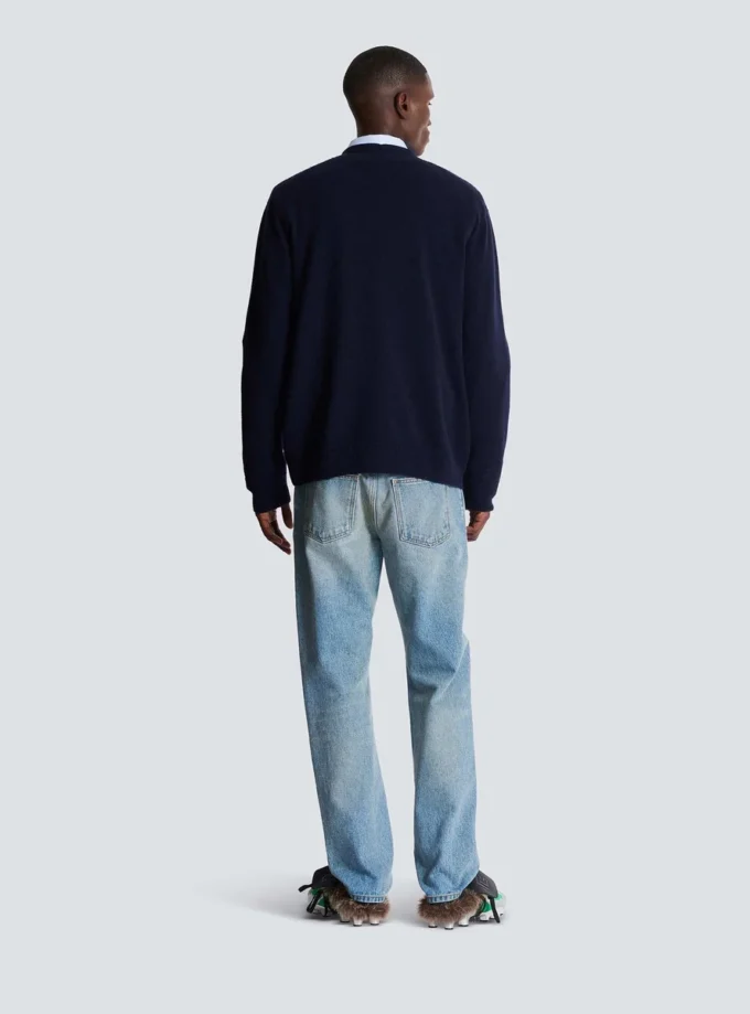 Öko-Kaschmir-Strickjacke Öko-Kaschmir-Strickjacke
