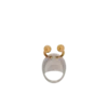 Kugelförmiger Ring mit Durchstich